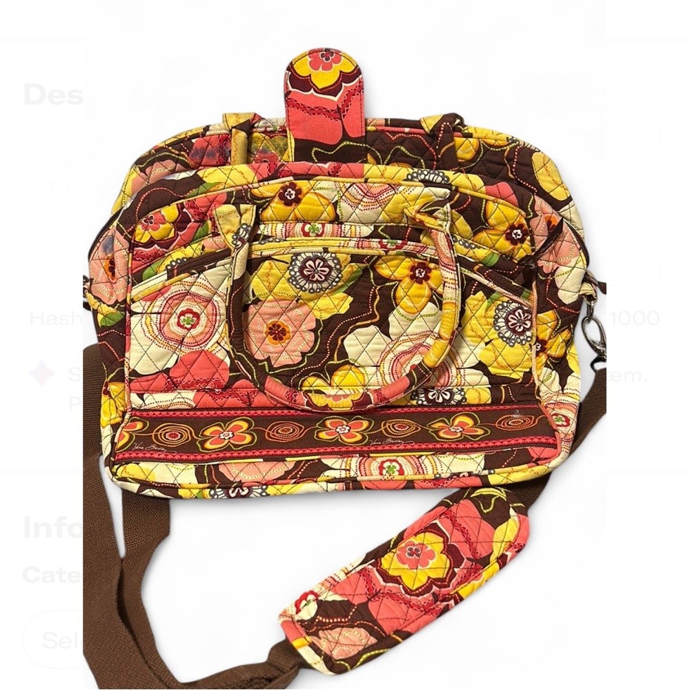 Vera Bradley Floral Quilted Women's Bag